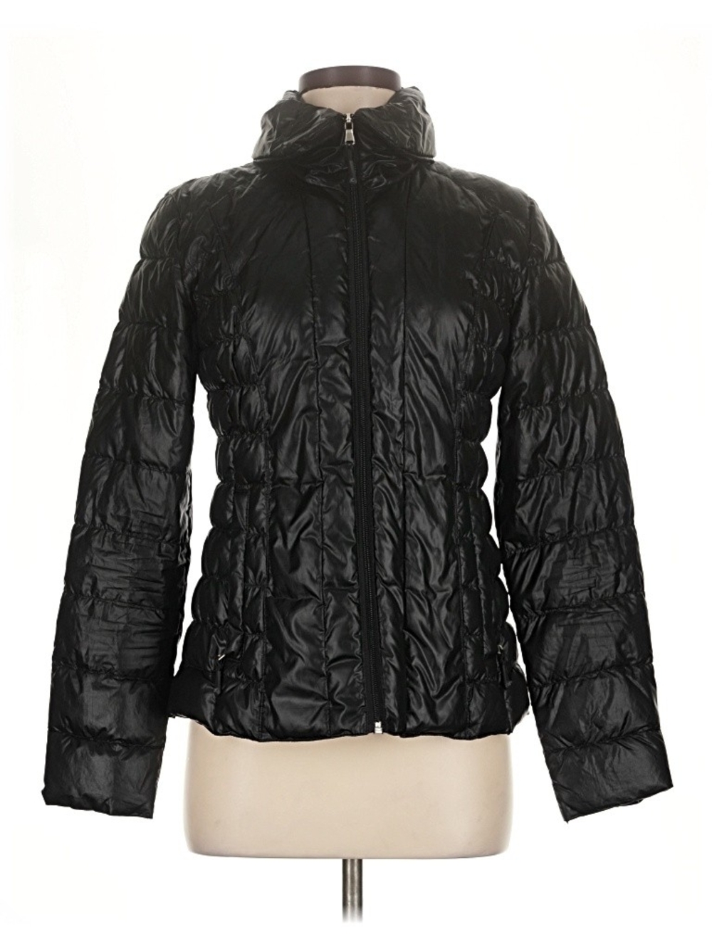 Kenneth Cole New York Black Quilted Puffer Jacket, Small